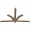 Ekena Millwork Davenport Rough Sawn Timber Gable Bracket, Douglas Fir, 108"W x 68"H x 4"D x 6"F, 15/12 Pitch GBW108X68X0406DAV00RDF - alternate 3